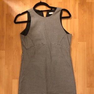 MANGO black and white patterned dress size S